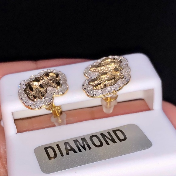 Real Diamond earrings custom made best gift sale! - Picture 6 of 7